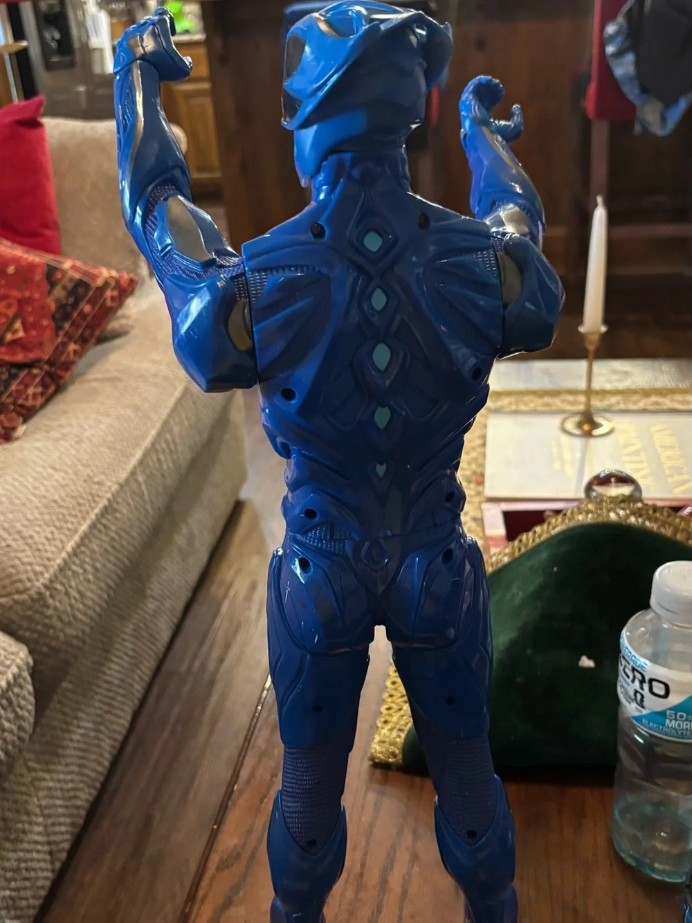 2016 JAKKS Pacific 20” Blue Power Ranger Action Figure Giant 20 Inch Loose